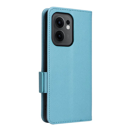 For Oppo Reno13 F 5G / 4G Case Litchi Texture PU Leather Wallet Flip Phone Cover