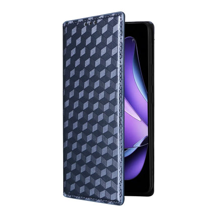 For Oppo Reno13 F 5G / 4G Wallet Case Rhombus Imprinted Leather Phone Cover