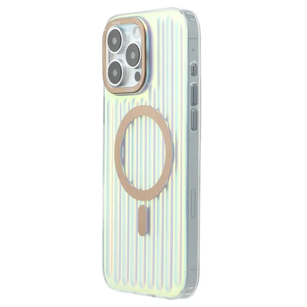 X-LEVEL For iPhone 16 Pro Max Case Compatible with MagSafe Iridescent Color Changing PC + TPU Phone Cover