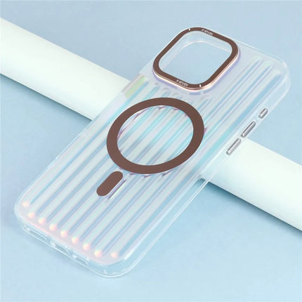 X-LEVEL For iPhone 16 Pro Max Case Compatible with MagSafe Iridescent Color Changing PC + TPU Phone Cover