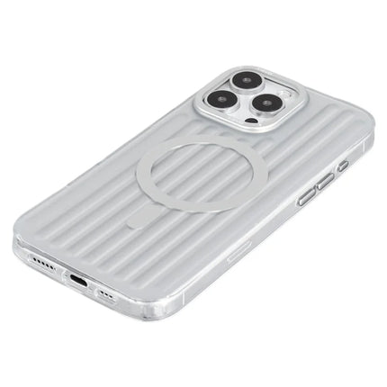 X-LEVEL For iPhone 16 Pro Case Compatible with MagSafe Corrugated Texture PC + TPU Phone Cover