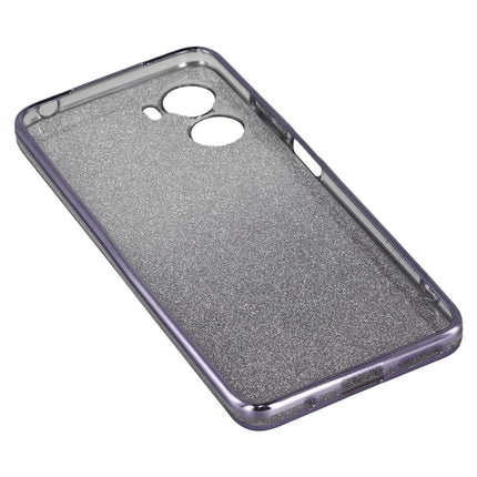 KADEM For Motorola Moto G05 4G / E15 4G Case Flower Pattern TPU Gradient Phone Cover with Lanyards
