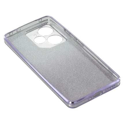 KADEM For Realme Neo7 5G Case Ring Kickstand TPU Flowers Phone Cover Gradient Glitter