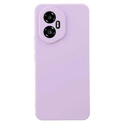 For Honor 300 Case Precise Cutouts Straight Edge TPU Shockproof Phone Cover - Purple