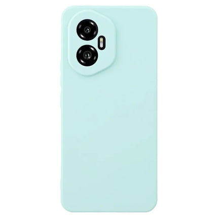 For Honor 300 Case Precise Cutouts Straight Edge TPU Shockproof Phone Cover - Baby Blue