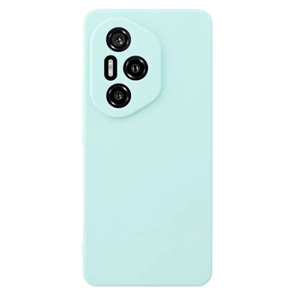 For Honor 300 Pro Case Precise Cutouts Straight Edge TPU Shockproof Phone Cover - Baby Blue