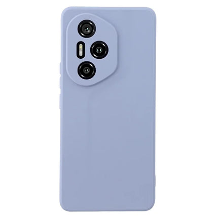 For Honor 300 Pro Case Precise Cutouts Straight Edge TPU Shockproof Phone Cover - Lavender Grey