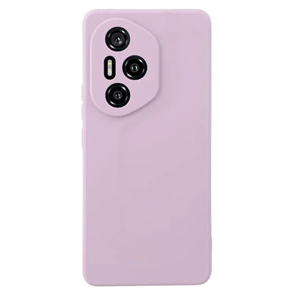 For Honor 300 Pro Case Precise Cutouts Straight Edge TPU Shockproof Phone Cover - Purple