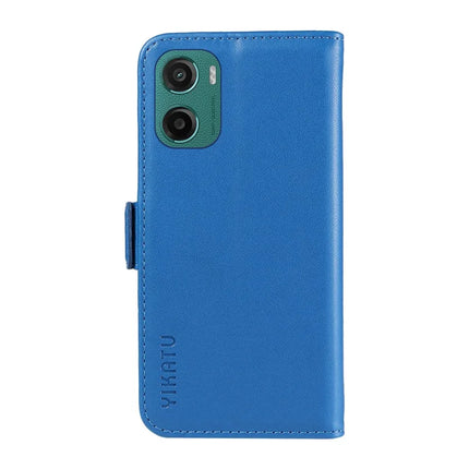 For Motorola Moto G15 4G Wallet Phone Case YIKATU YK-003 Leather Stand Cover