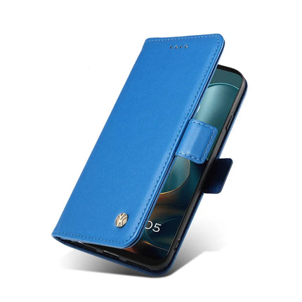 For Motorola Moto G15 4G Wallet Phone Case YIKATU YK-003 Leather Stand Cover