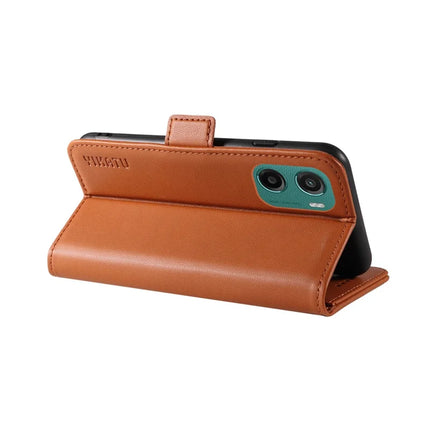 For Motorola Moto G15 4G Wallet Phone Case YIKATU YK-003 Leather Stand Cover