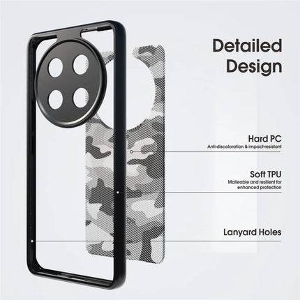 IBMRS For Honor X60 Pro 5G Case TPU + PC Heavy Duty Shockproof Phone Cover Camera Protection