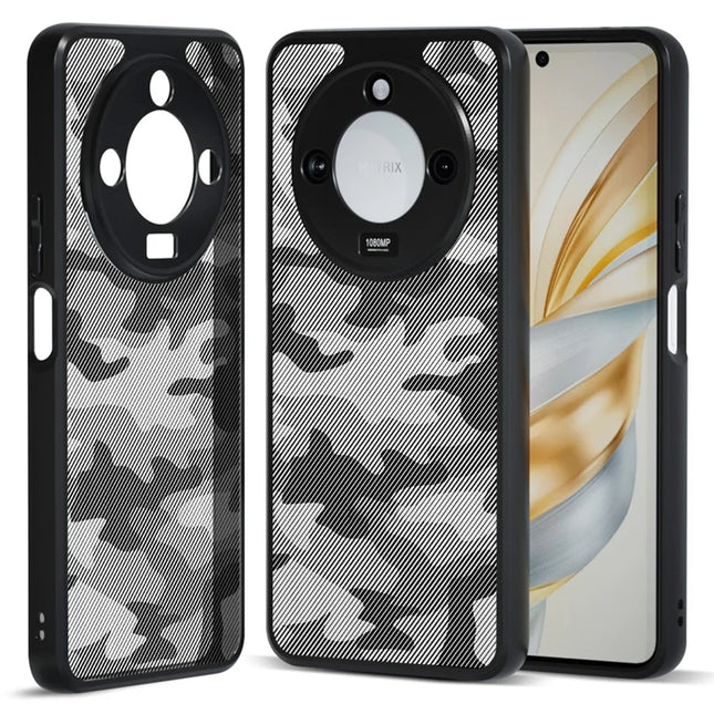 IBMRS For Honor X60 5G Case TPU + PC Heavy Duty Shockproof Phone Cover Camera Protection - Artistic Camouflage