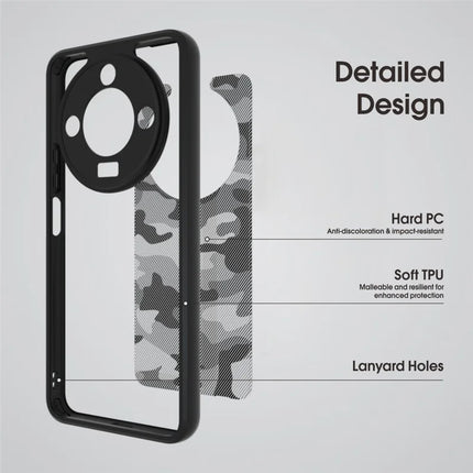 IBMRS For Honor X60 5G Case TPU + PC Heavy Duty Shockproof Phone Cover Camera Protection