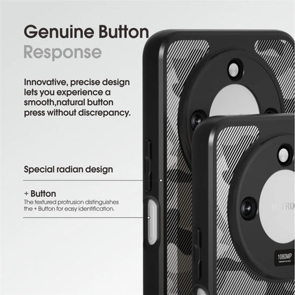 IBMRS For Honor X60 5G Case TPU + PC Heavy Duty Shockproof Phone Cover Camera Protection