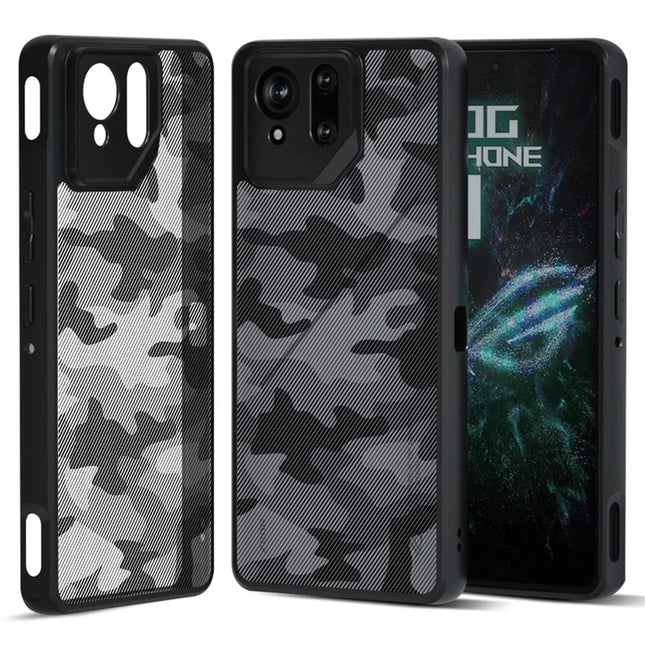 IBMRS For Asus ROG Phone 9 5G / Phone 9 Pro 5G Case TPU + PC Heavy Duty Shockproof Phone Cover Camera Protection - Artistic Camouflage