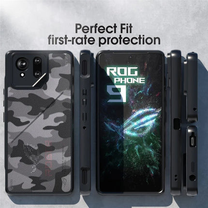 IBMRS For Asus ROG Phone 9 5G / Phone 9 Pro 5G Case TPU + PC Heavy Duty Shockproof Phone Cover Camera Protection