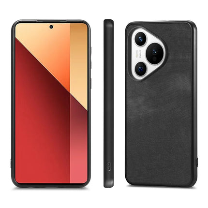 For Huawei Pura 70 Case Shockproof Slim Retro Leather Phone Back Cover
