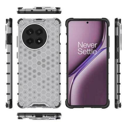 Phone Case For OnePlus 13R 5G  /  Ace 5 5G  /  Ace 5 Pro 5G Honeycomb Shape PC + TPU Cover