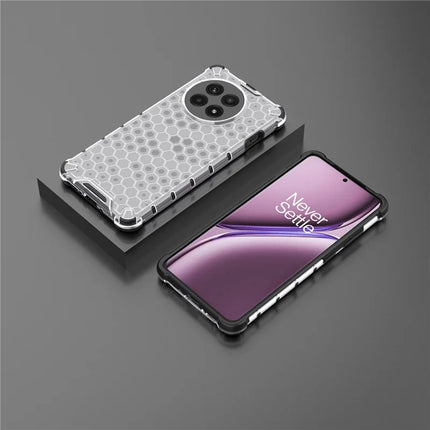 Phone Case For OnePlus 13R 5G  /  Ace 5 5G  /  Ace 5 Pro 5G Honeycomb Shape PC + TPU Cover