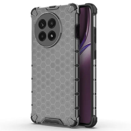 Phone Case For OnePlus 13R 5G  /  Ace 5 5G  /  Ace 5 Pro 5G Honeycomb Shape PC + TPU Cover - Black