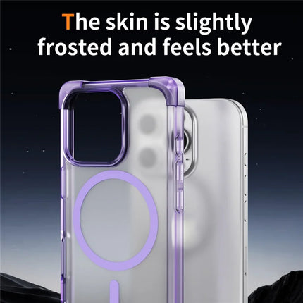 For iPhone 16 Pro Case Compatible with MagSafe Reinforced Corners TPU + Acrylic Back Cover
