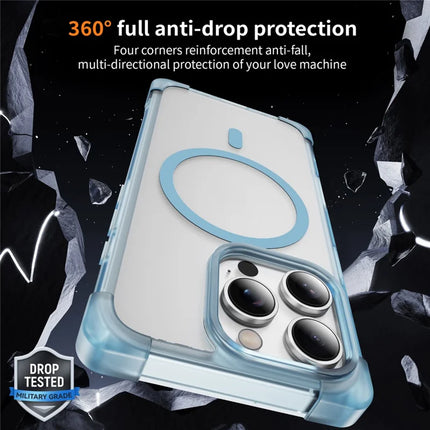 For iPhone 16 Pro Max Case Compatible with MagSafe Reinforced Corners TPU + Acrylic Back Cover