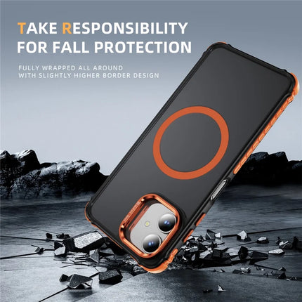 For Samsung Galaxy A05 4G Case with Lens Kickstand Matte Phone Back Cover Compatible with MagSafe