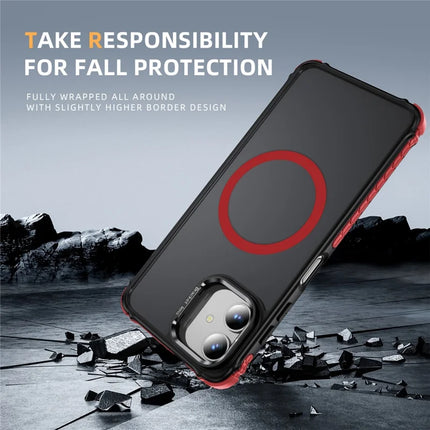 For Samsung Galaxy A05 4G Case with Lens Kickstand Matte Phone Back Cover Compatible with MagSafe