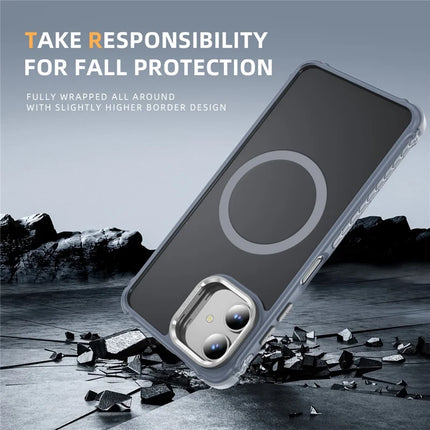 For Samsung Galaxy A05 4G Case with Lens Kickstand Matte Phone Back Cover Compatible with MagSafe