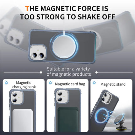 For Samsung Galaxy A05 4G Case with Lens Kickstand Matte Phone Back Cover Compatible with MagSafe