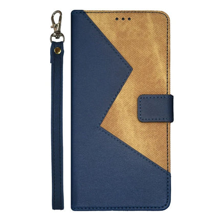 IDEWEI For Motorola Moto G Stylus 5G (2025) Case Card Slots Splicing Color Leather Phone Cover