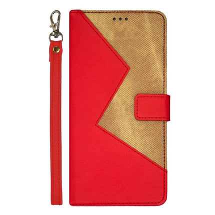 IDEWEI For Motorola Moto G Stylus 5G (2025) Case Card Slots Splicing Color Leather Phone Cover