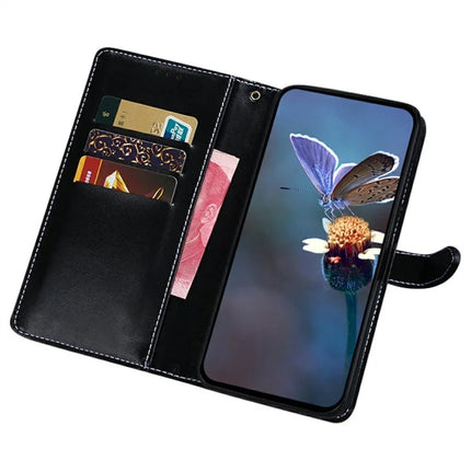 IDEWEI For Motorola Moto G Stylus 5G (2025) Case Crocodile Texture PU Leather Flip Phone Cover