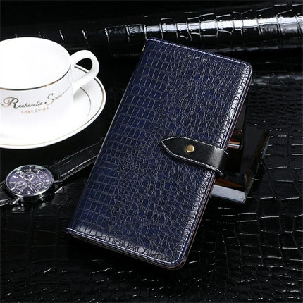 IDEWEI For Motorola Moto G Stylus 5G (2025) Case Crocodile Texture PU Leather Flip Phone Cover