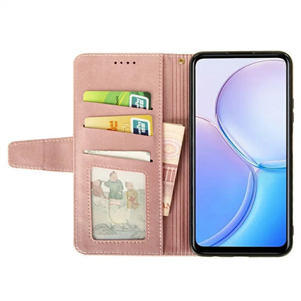IDEWEI For Motorola Moto G Stylus 5G (2025) Case Leather Wallet Phone Cover Stand Calf Texture