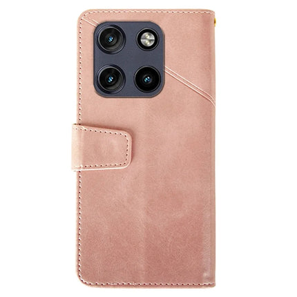 IDEWEI For Motorola Moto G Stylus 5G (2025) Case Leather Wallet Phone Cover Stand Calf Texture