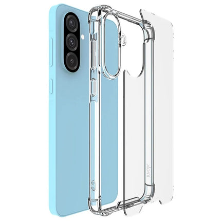 IMAK For Samsung Galaxy A56 5G Case PC+TPU Shockproof Clear Phone Cover