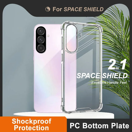 IMAK For Samsung Galaxy A56 5G Case PC+TPU Shockproof Clear Phone Cover