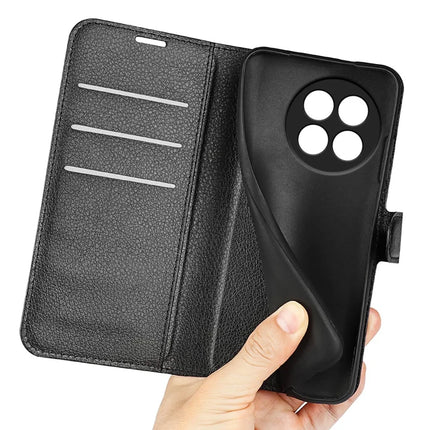 For OnePlus Ace 5 Pro 5G / Ace 5 5G / 13R 5G Case Litchi Texture Shockproof Leather Wallet Phone Cover