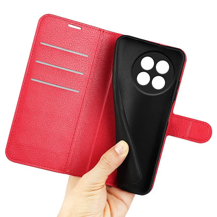 For OnePlus Ace 5 Pro 5G / Ace 5 5G / 13R 5G Case Litchi Texture Shockproof Leather Wallet Phone Cover