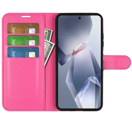 For OnePlus Ace 5 Pro 5G / Ace 5 5G / 13R 5G Case Litchi Texture Shockproof Leather Wallet Phone Cover