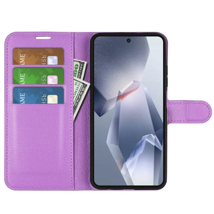 For OnePlus Ace 5 Pro 5G / Ace 5 5G / 13R 5G Case Litchi Texture Shockproof Leather Wallet Phone Cover
