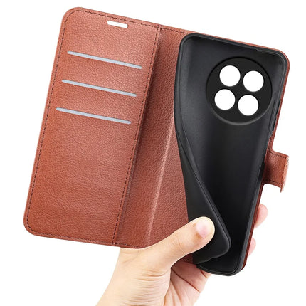 For OnePlus Ace 5 Pro 5G / Ace 5 5G / 13R 5G Case Litchi Texture Shockproof Leather Wallet Phone Cover