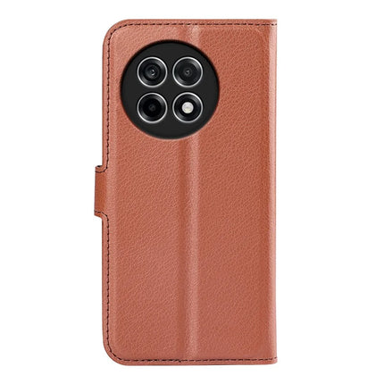 For OnePlus Ace 5 Pro 5G / Ace 5 5G / 13R 5G Case Litchi Texture Shockproof Leather Wallet Phone Cover