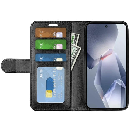 For OnePlus Ace 5 Pro 5G Wallet Case Crazy Horse Texture Stand Leather Phone Cover
