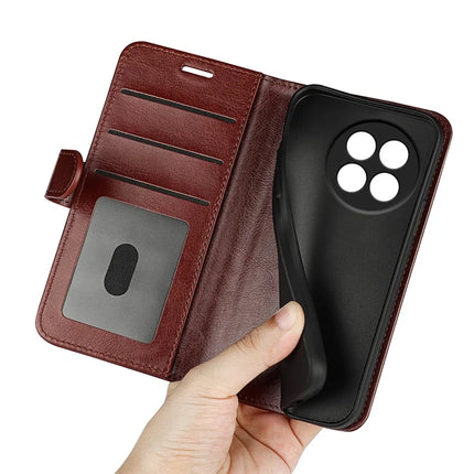 For OnePlus Ace 5 Pro 5G Wallet Case Crazy Horse Texture Stand Leather Phone Cover