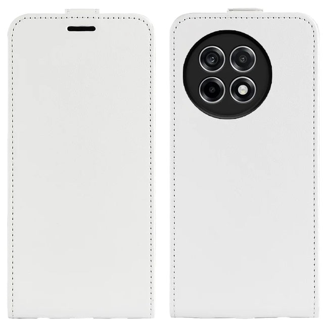For OnePlus Ace 5 Pro 5G Case with Card Slots Vertical Flip Leather Phone Cover - White