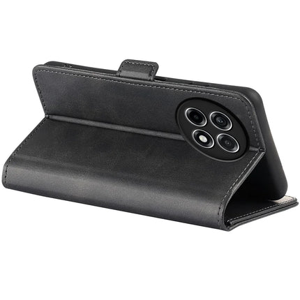 For OnePlus Ace 5 Pro 5G Stand Case Calf Texture Leather Wallet Phone Cover
