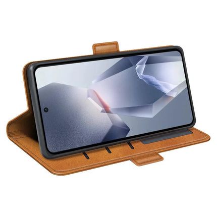 For OnePlus Ace 5 Pro 5G Stand Case Calf Texture Leather Wallet Phone Cover